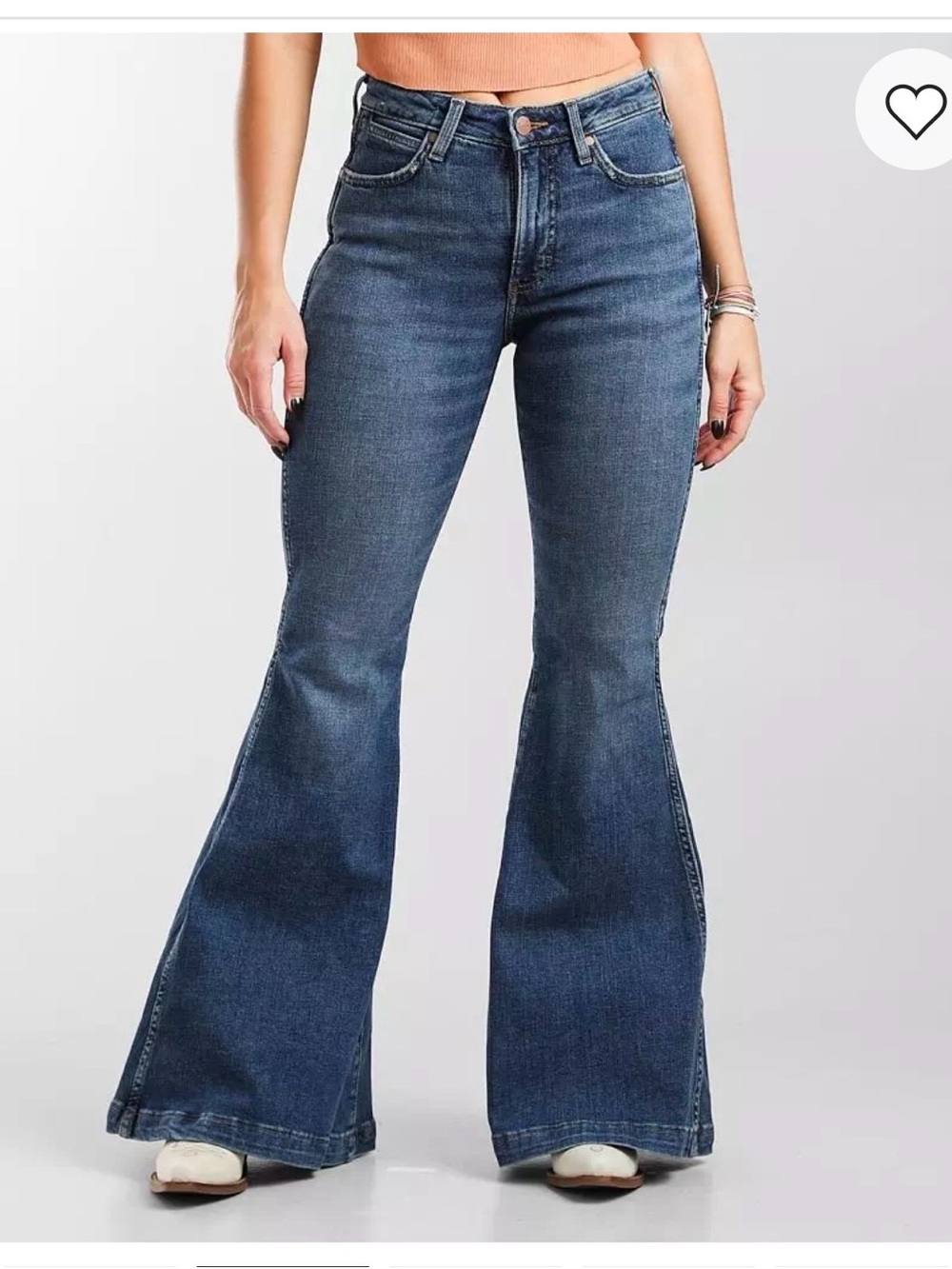 Wrangler Retro Women's High Rise Trumpet Flare Jean- Paige
